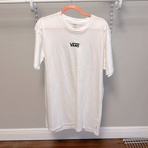 White Vans tshirt dress